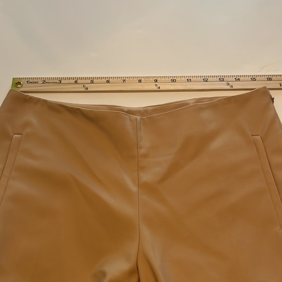 NWOT DS by Debbie Shuchat Women's Tan Mid Rise Cropped Casual Pants Size 10 - Picture 3 of 11